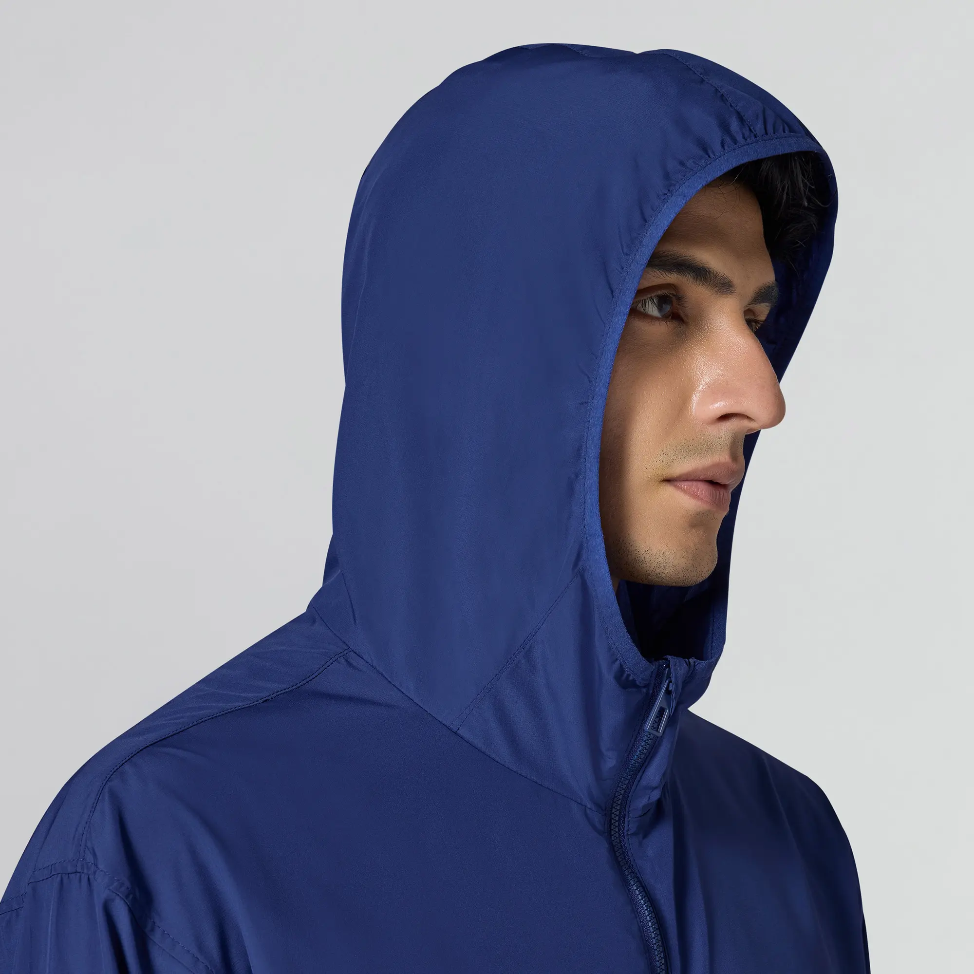 Ozone Polyester Parka Jacket - Estate Blue - Image 4
