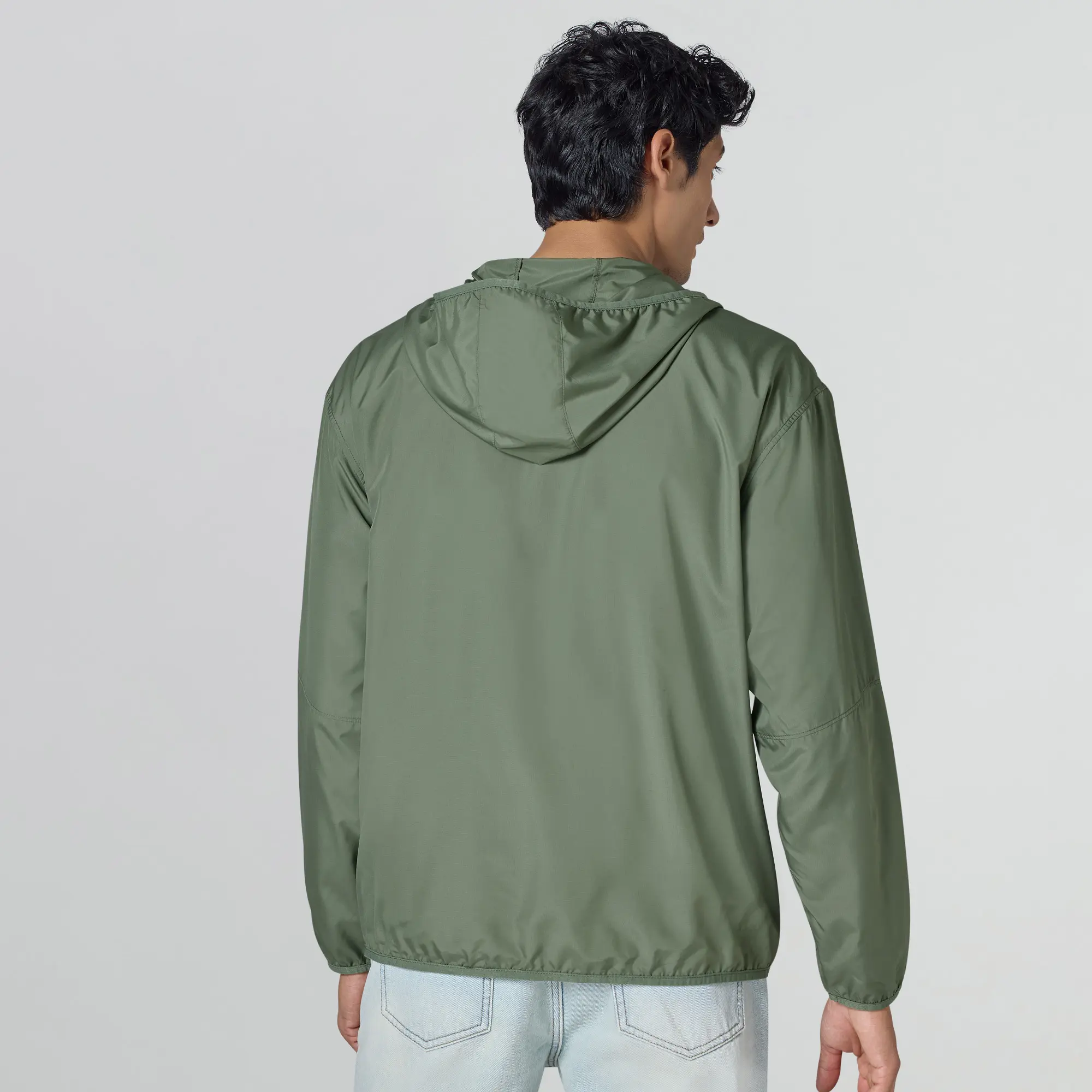 Ozone Polyester Parka Jacket - Sage Green - Image 6