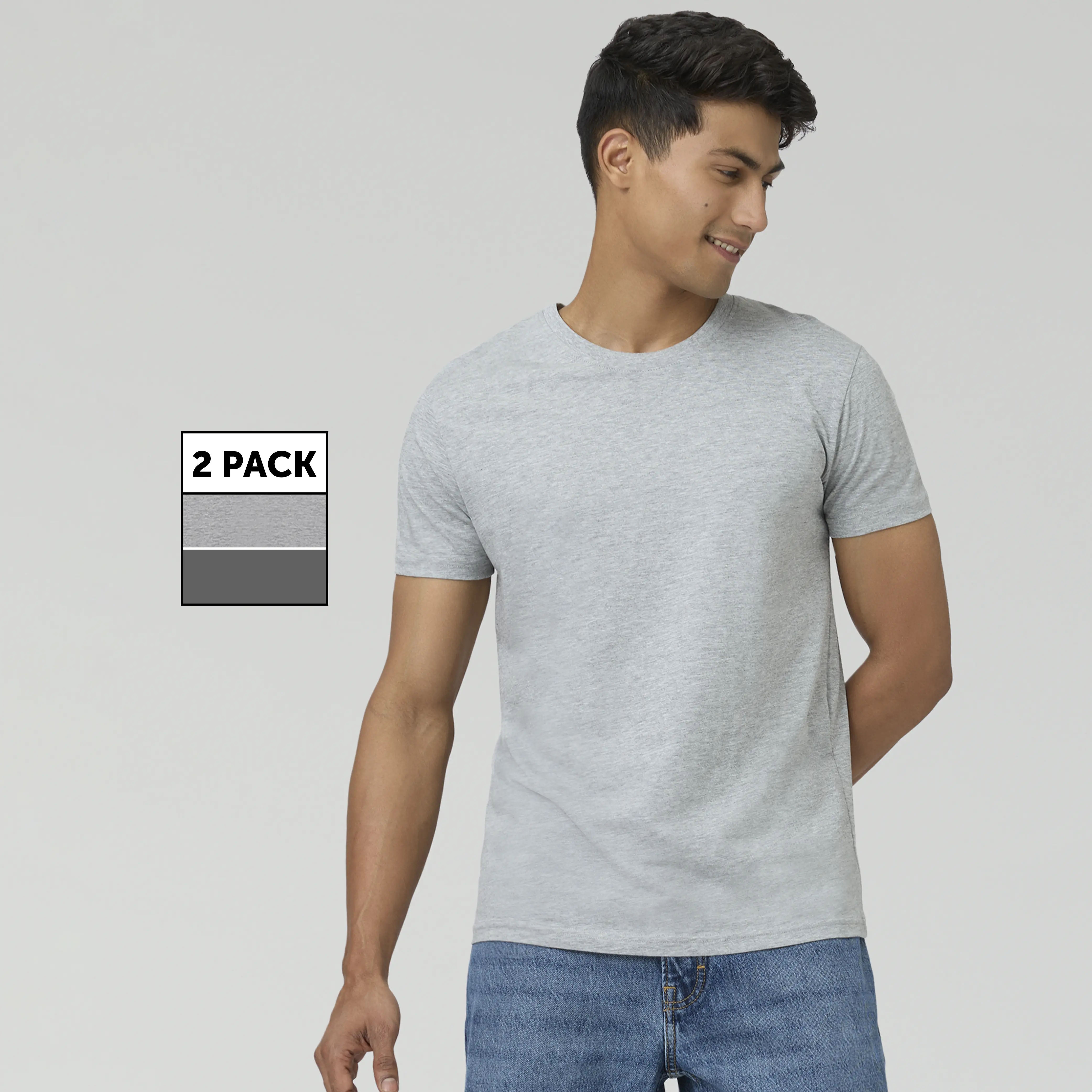Pace Combed Cotton T-shirts (Pack of 2)