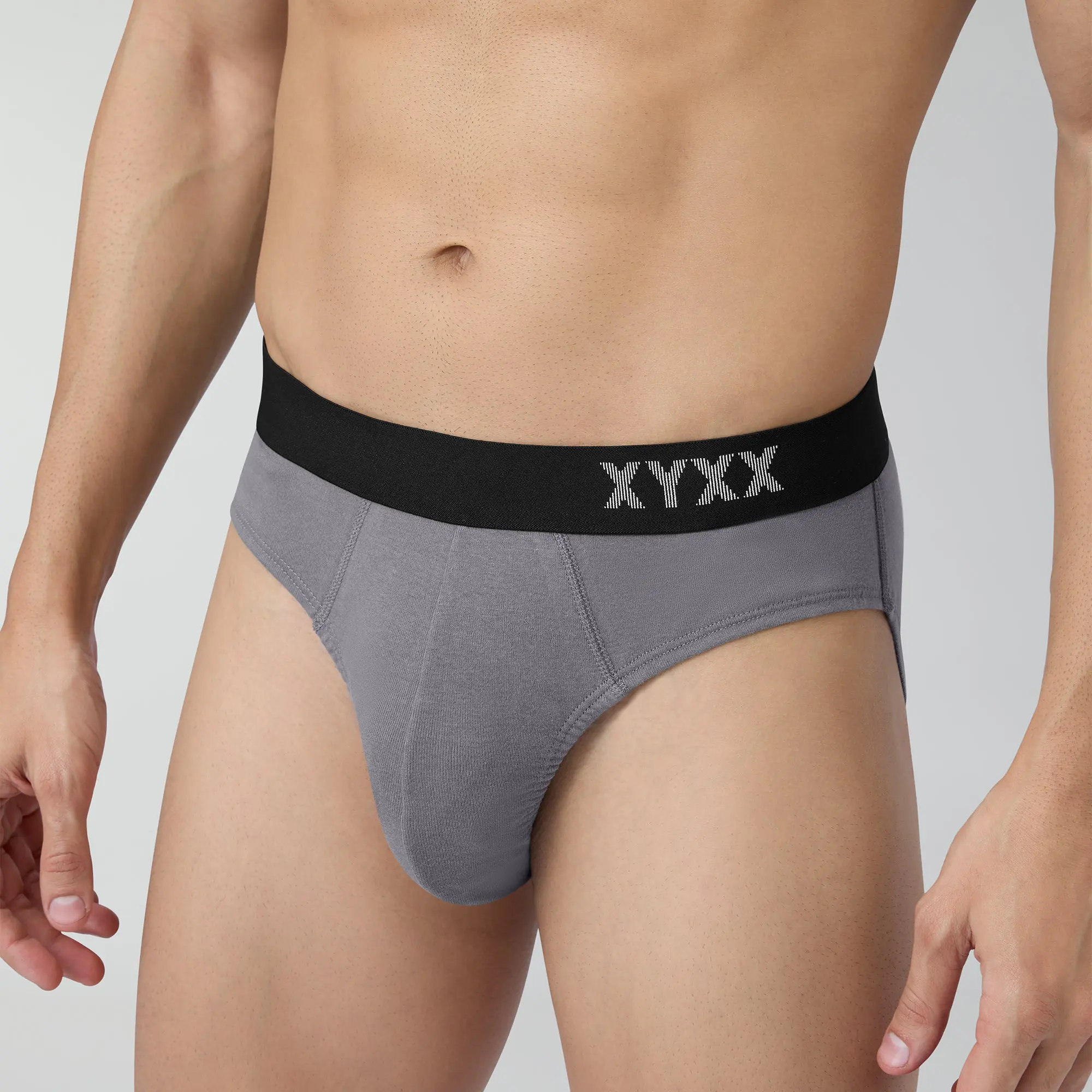 Pace Cotton Rib Briefs Ash Grey - Image 6