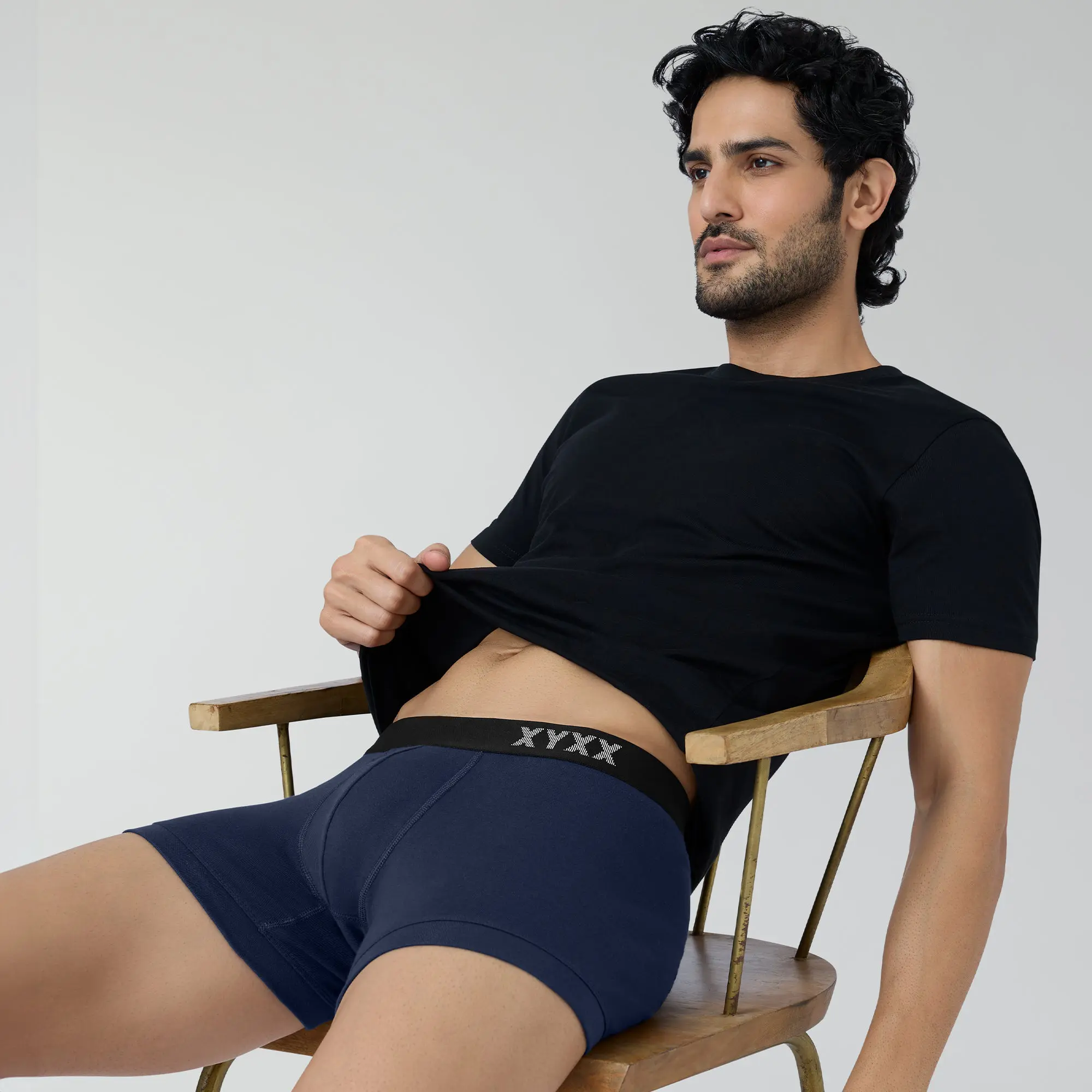 Pace Cotton Rib Trunks Estate Blue - Image 4