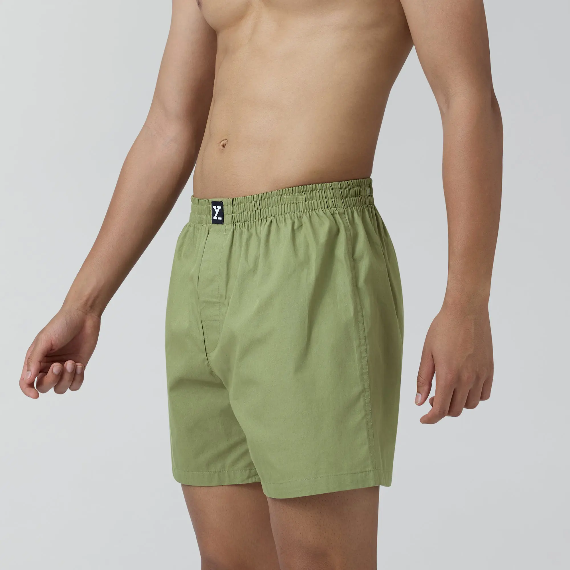 Pace Cotton Boxer Olive Green - Image 3