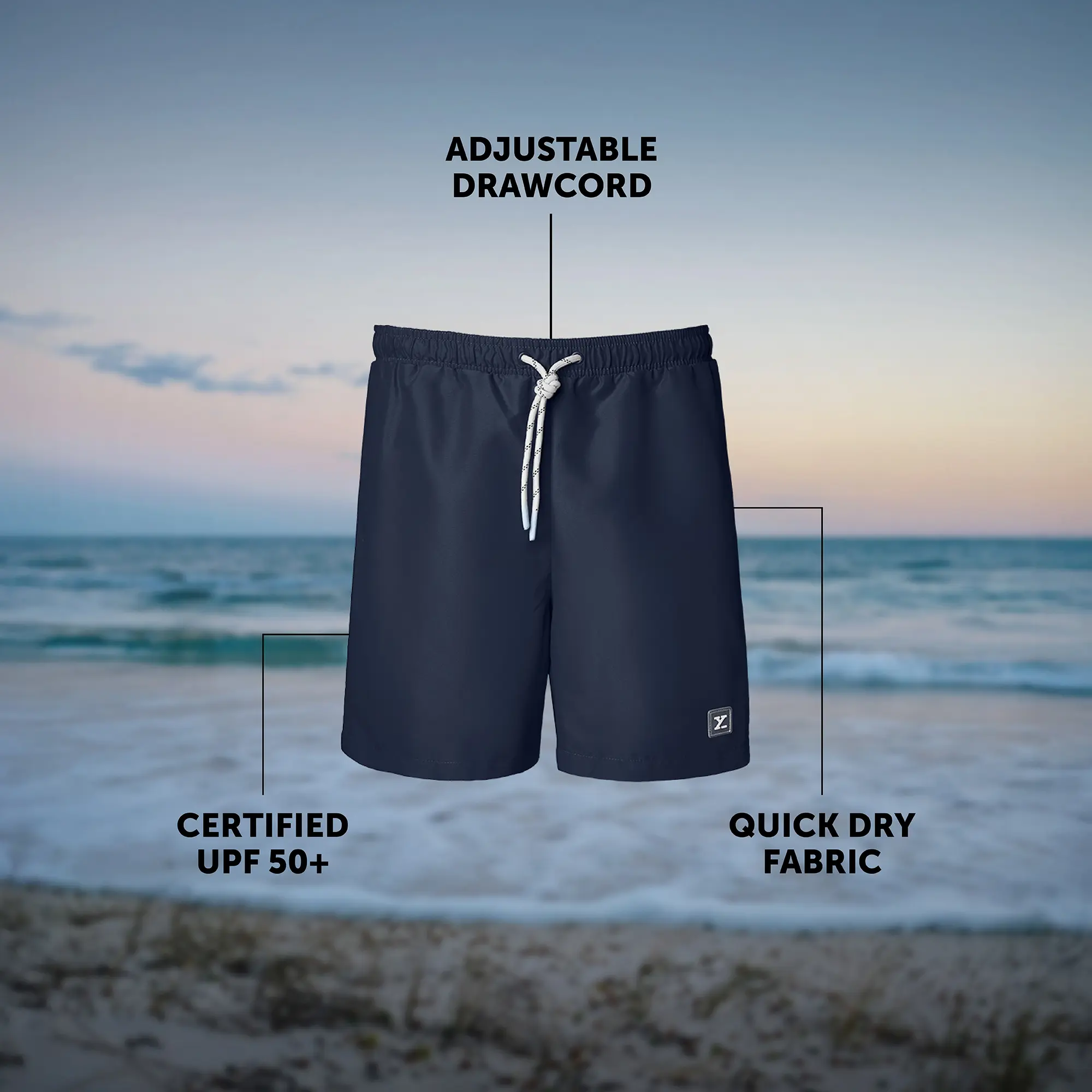 Aqua Swim Shorts Estate Blue - Image 2