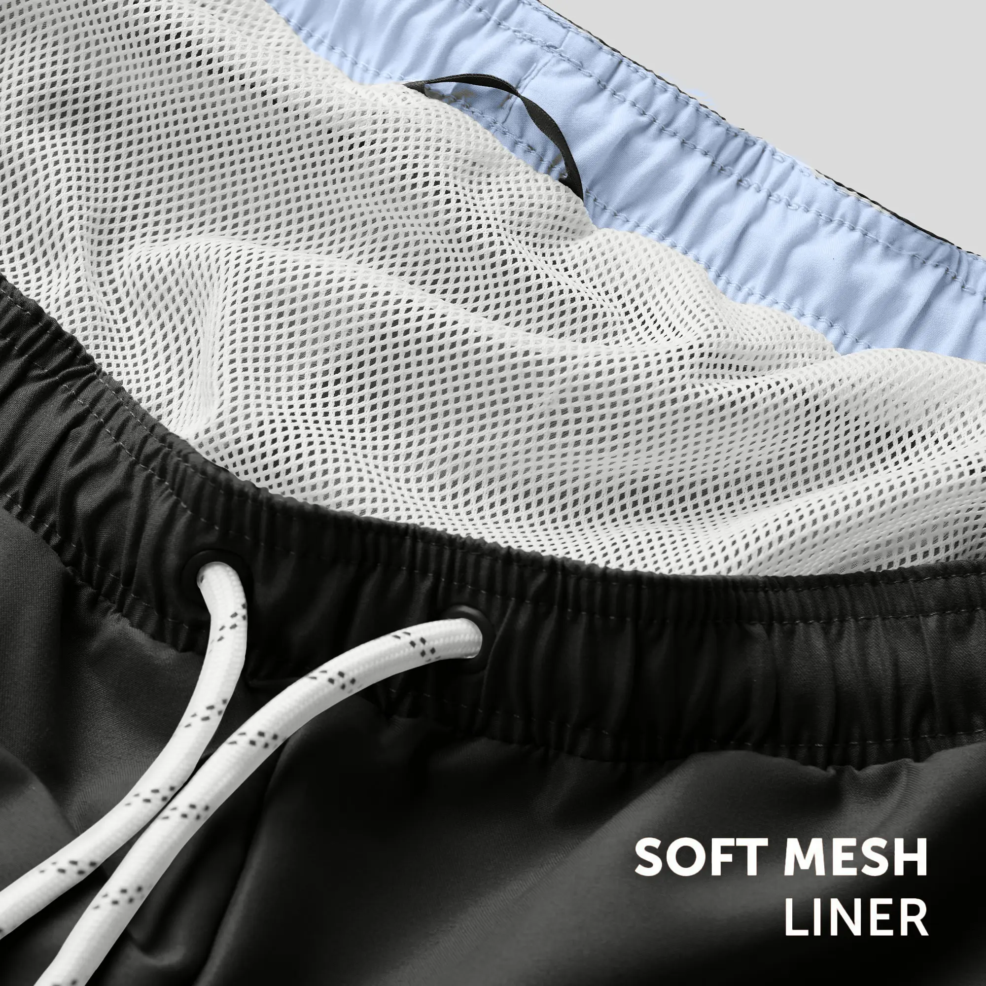Aqua Swim Shorts Smoke Black - Image 3