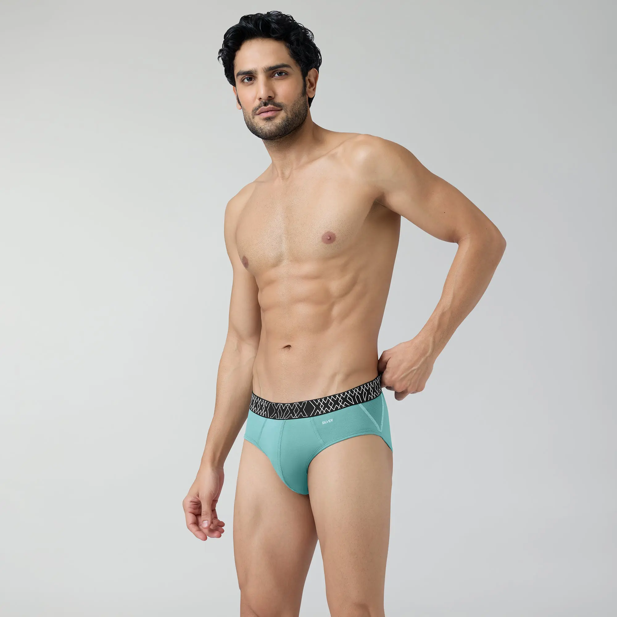 Sprint Cotton Stretch Briefs Atlas Blue - Image 3