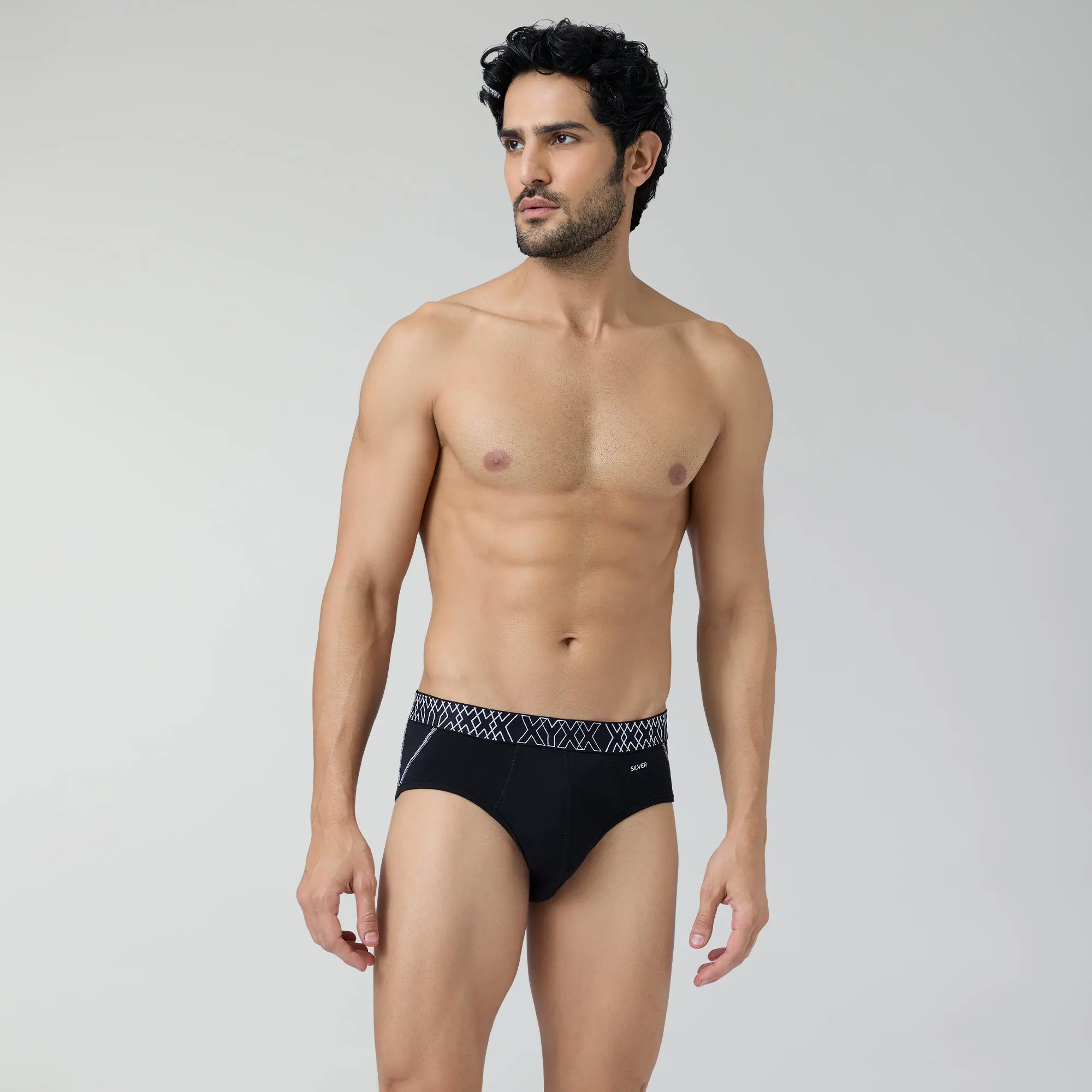 Sprint Cotton Stretch Briefs Black Knight - Image 3