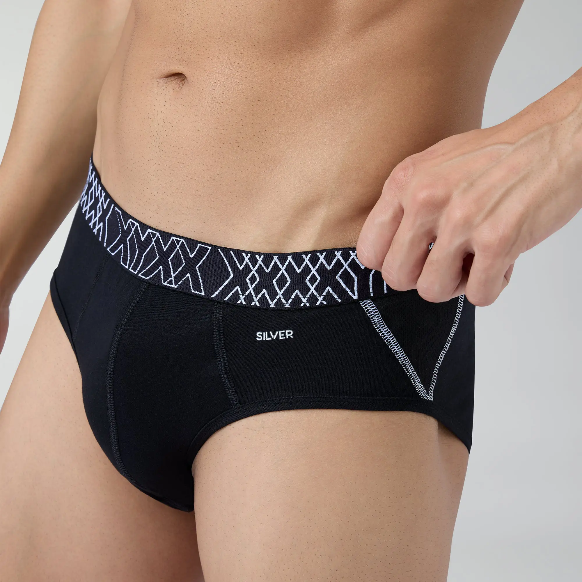 Sprint Cotton Stretch Briefs Black Knight - Image 5