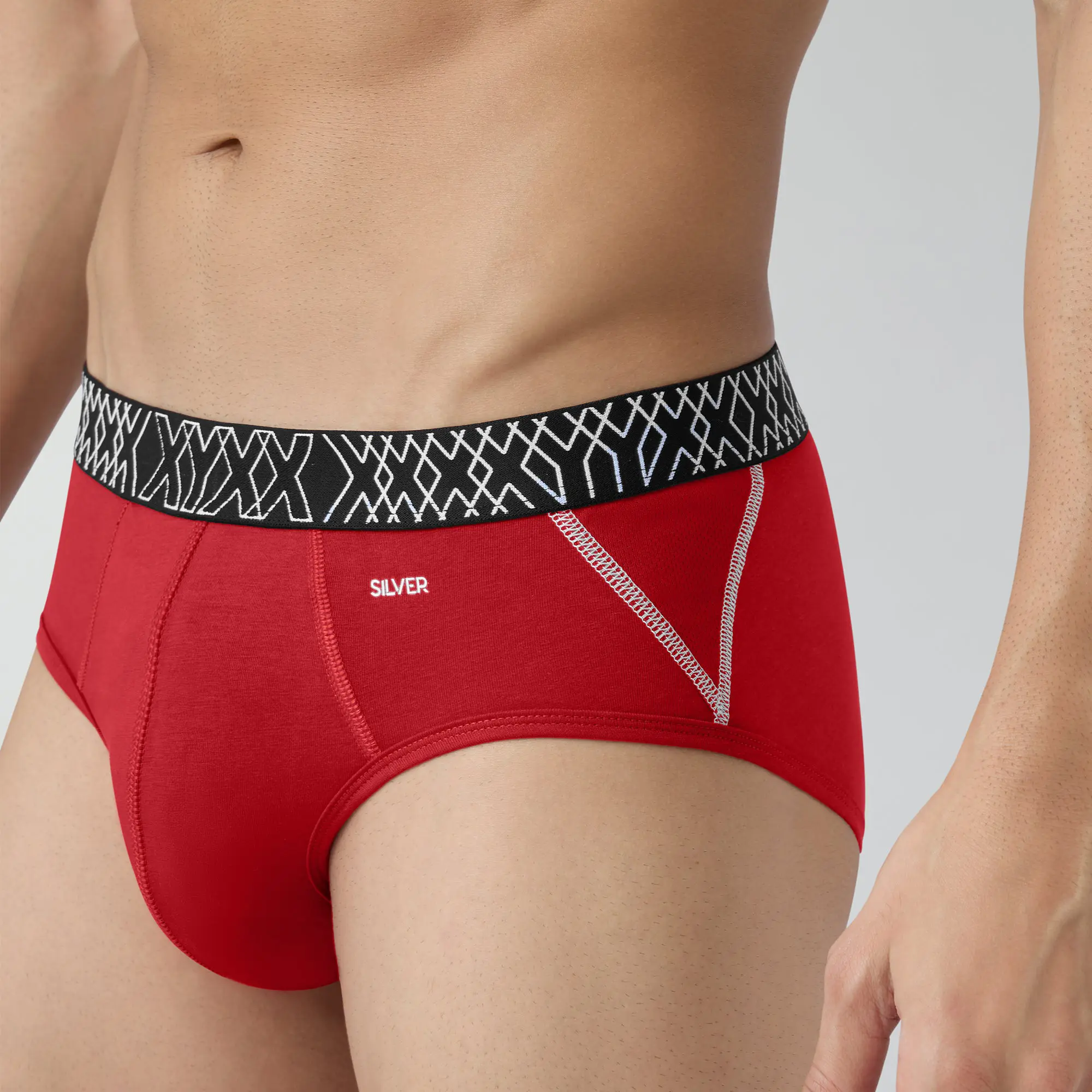 Sprint Cotton Stretch Briefs Rio Red - Image 6