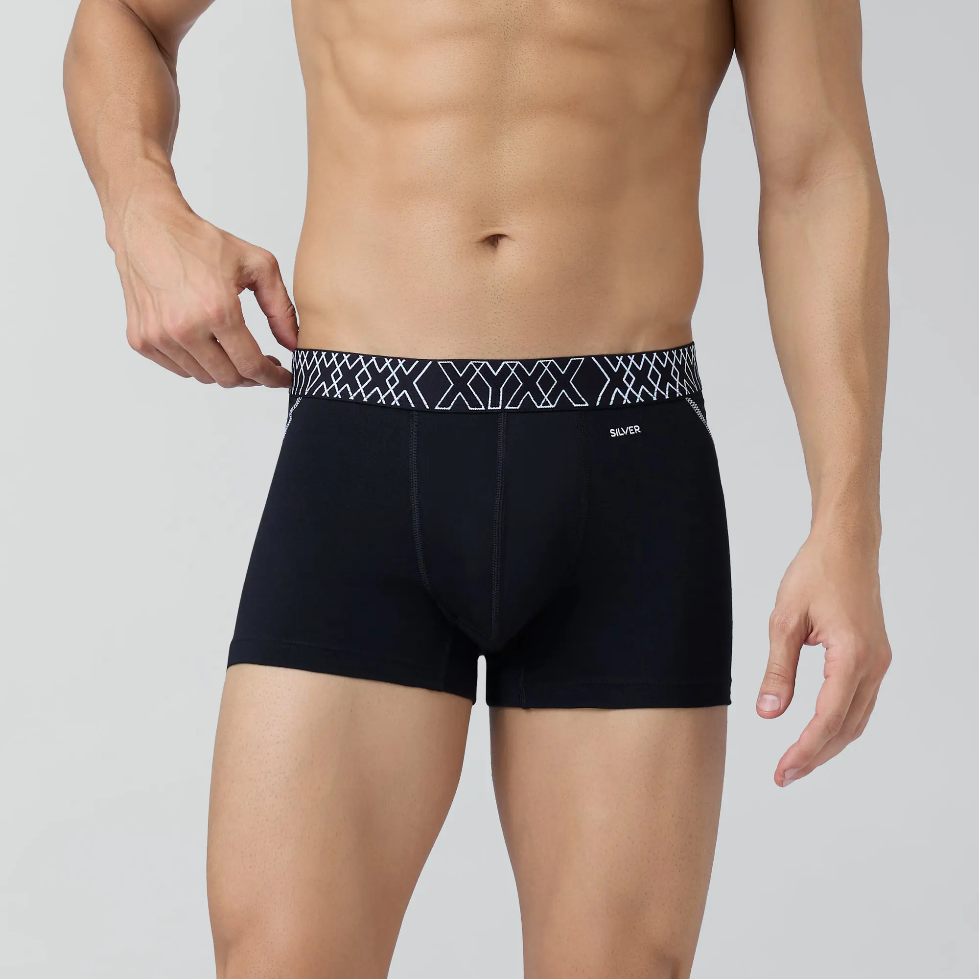 Sprint Cotton Stretch Trunks Black Knight - Image 2