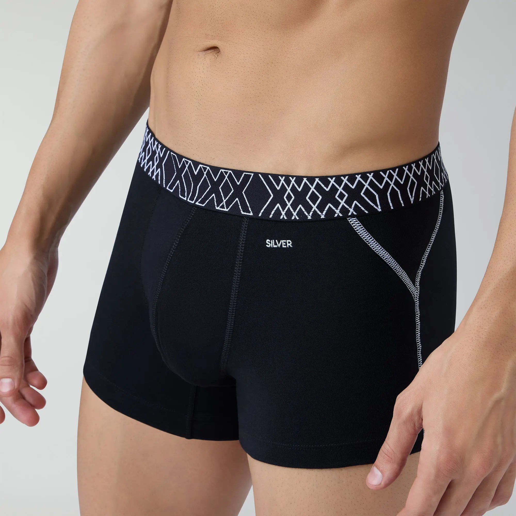 Sprint Cotton Stretch Trunks Black Knight - Image 6