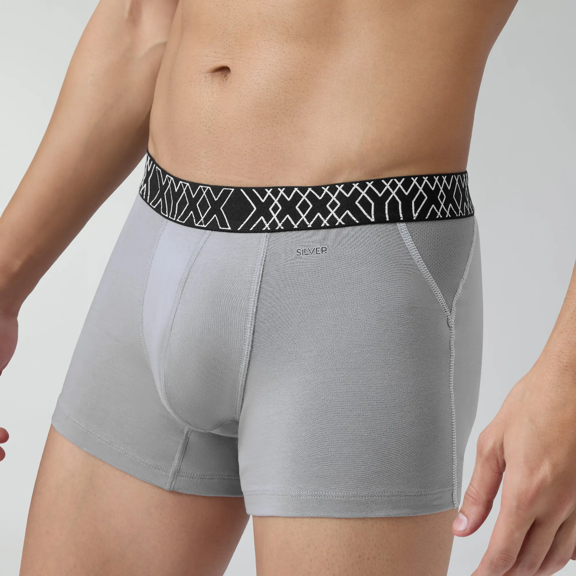 Sprint Cotton Stretch Trunks Opal Grey - Image 5