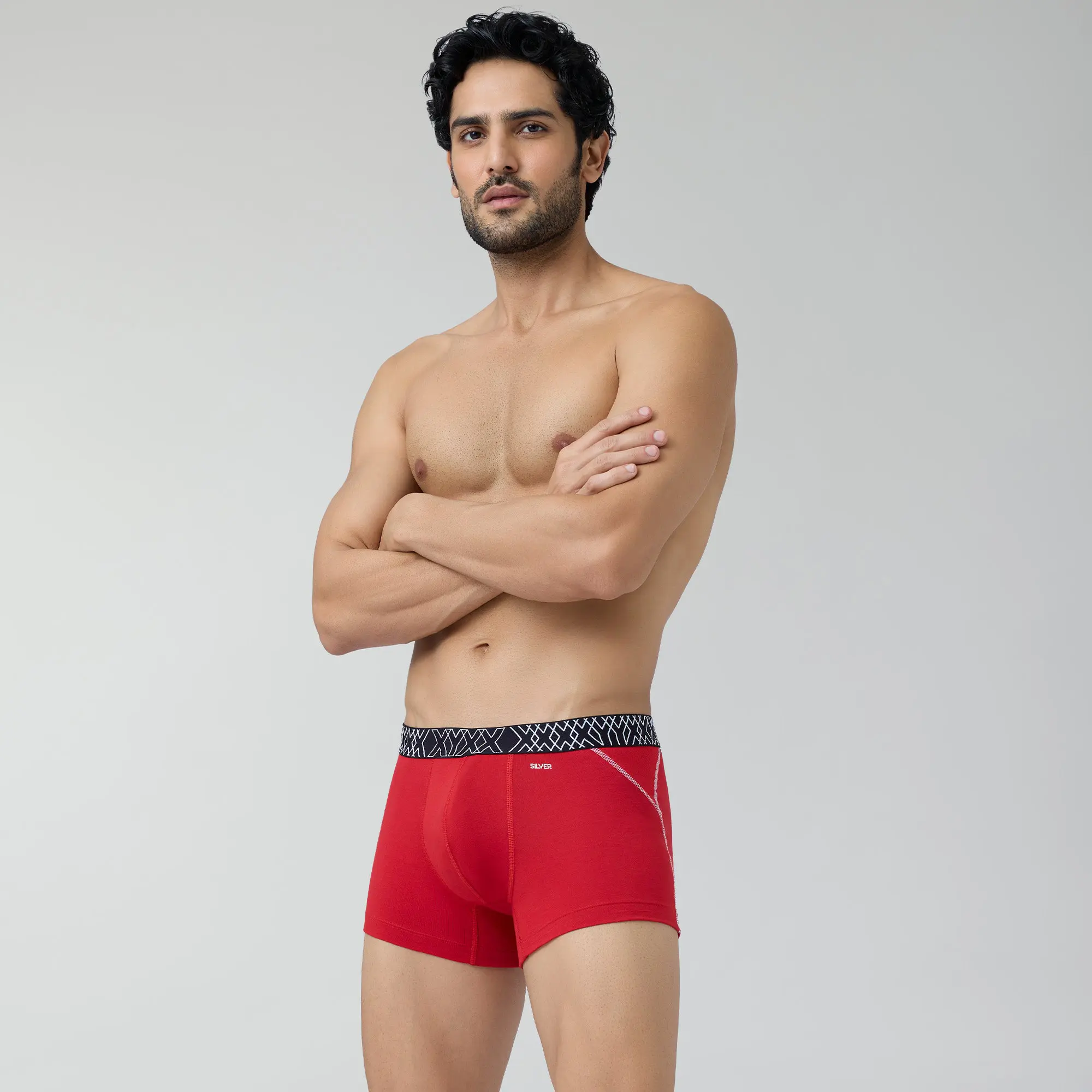Sprint Cotton Stretch Trunks Rio Red - Image 4