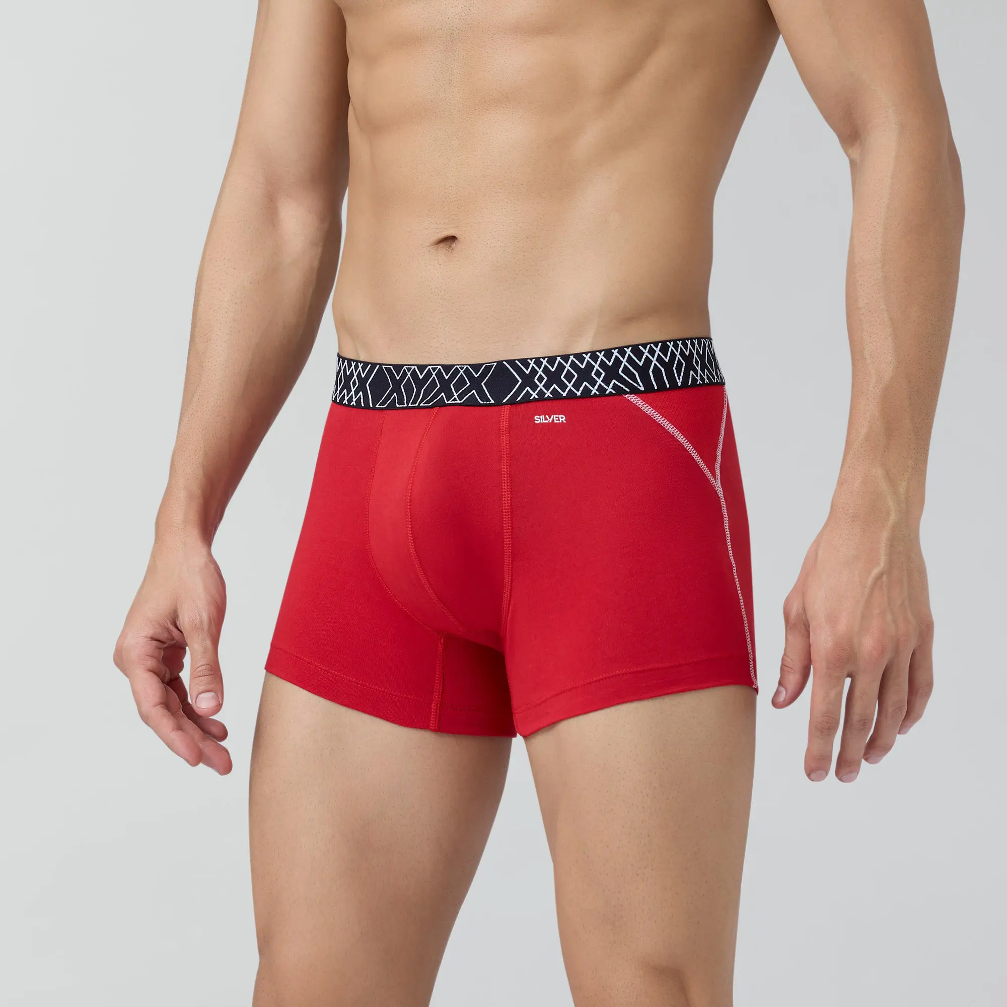 Sprint Cotton Stretch Trunks Rio Red - Image 5
