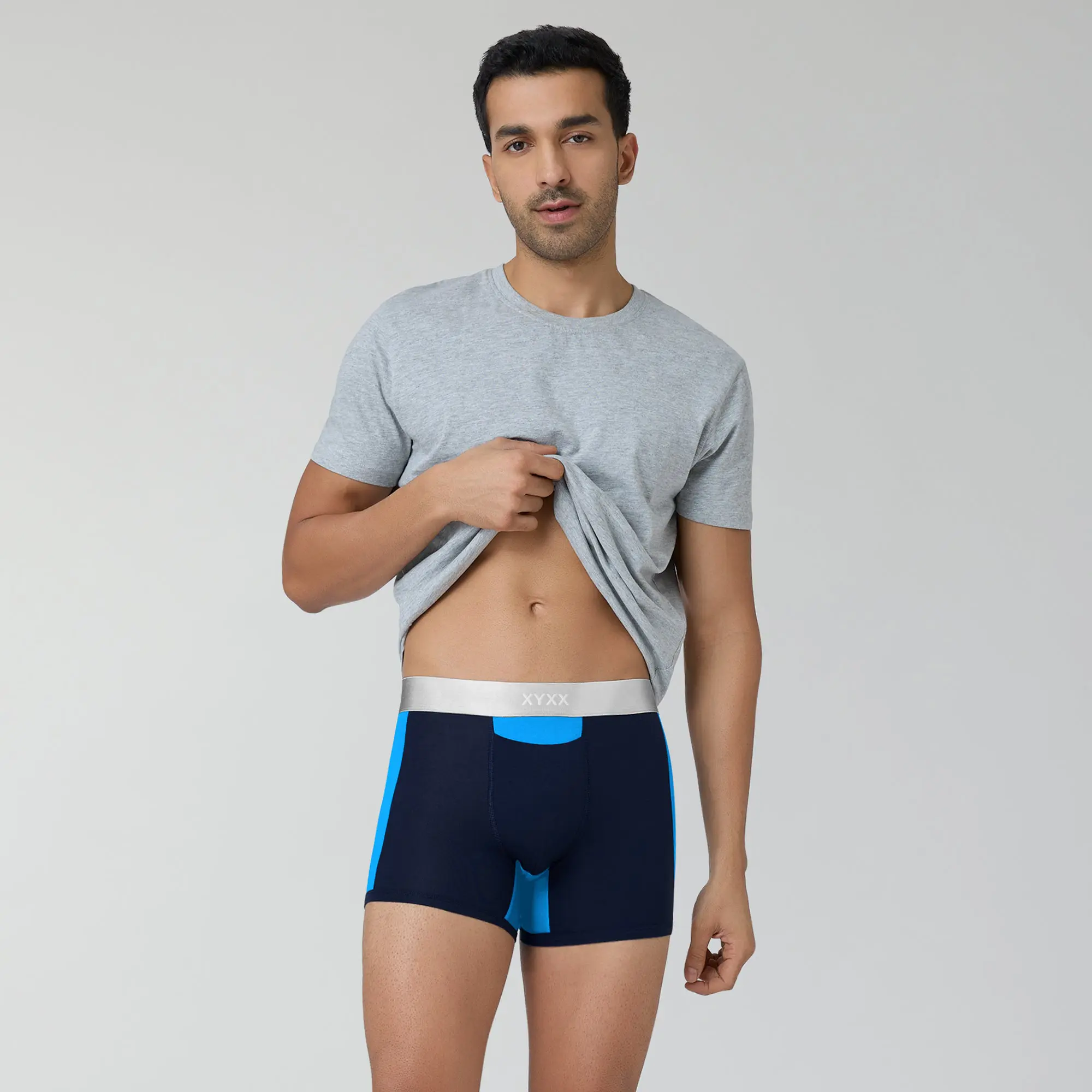 Illuminati Modal Trunks Blue Black Duo Blue (Pack of 3) - Image 5