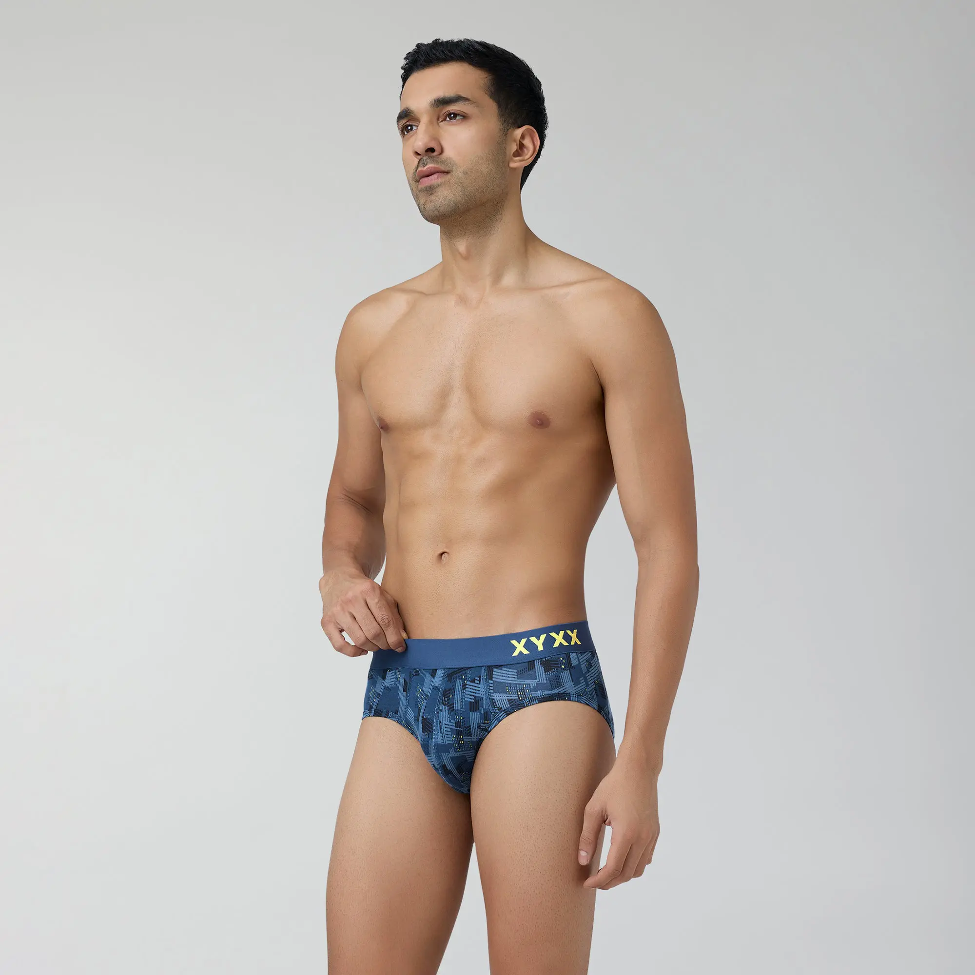 Urbane Modal Briefs Cityscape Blue - Image 3