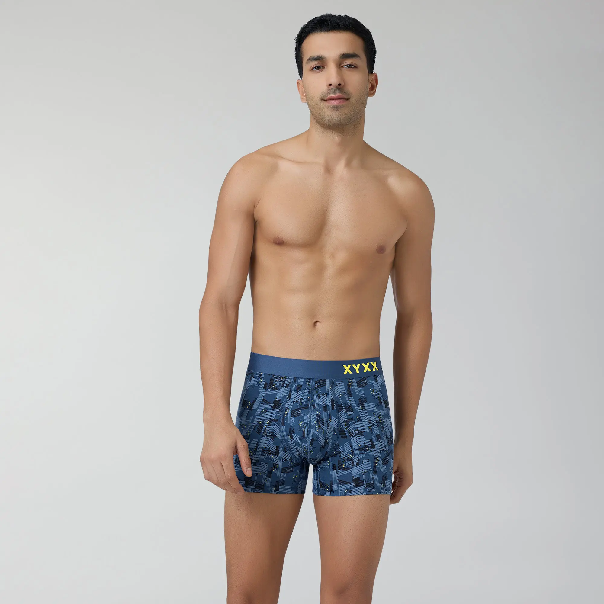Urbane Modal Trunks Cityscape Blue - Image 3