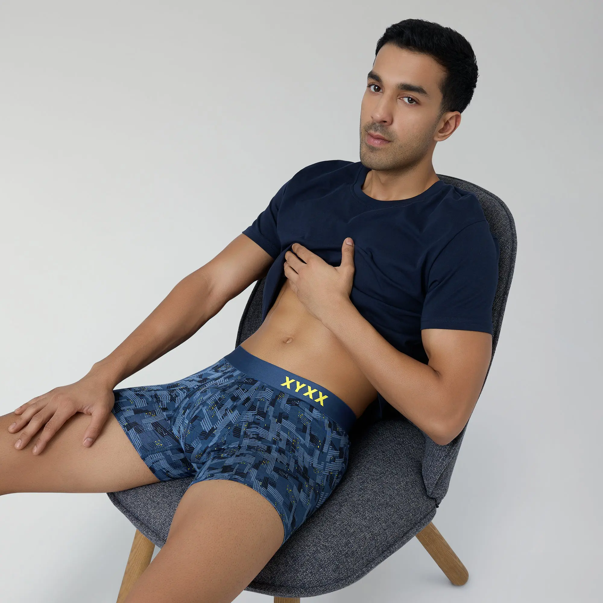 Urbane Modal Trunks Cityscape Blue - Image 4