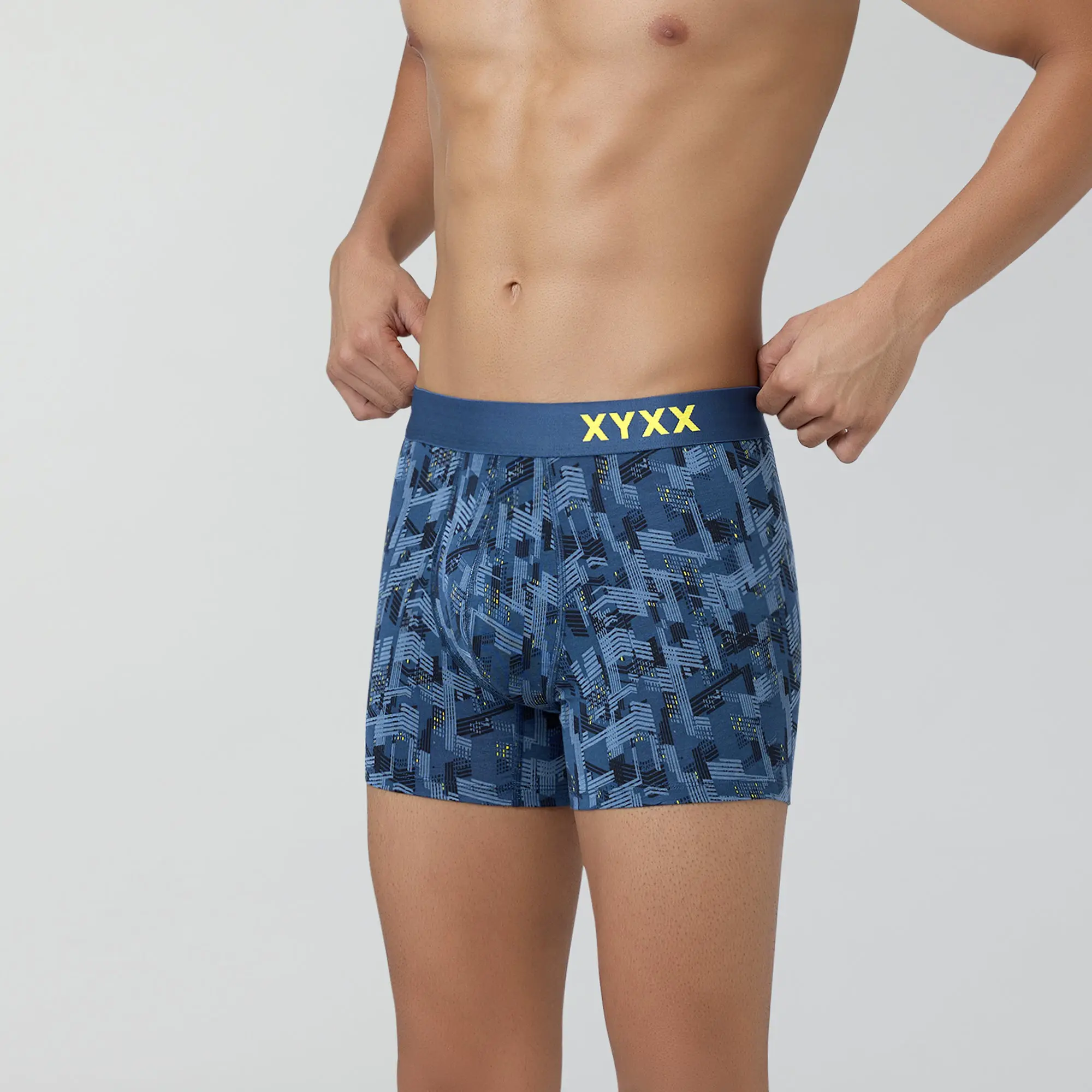 Urbane Modal Trunks Cityscape Blue - Image 5