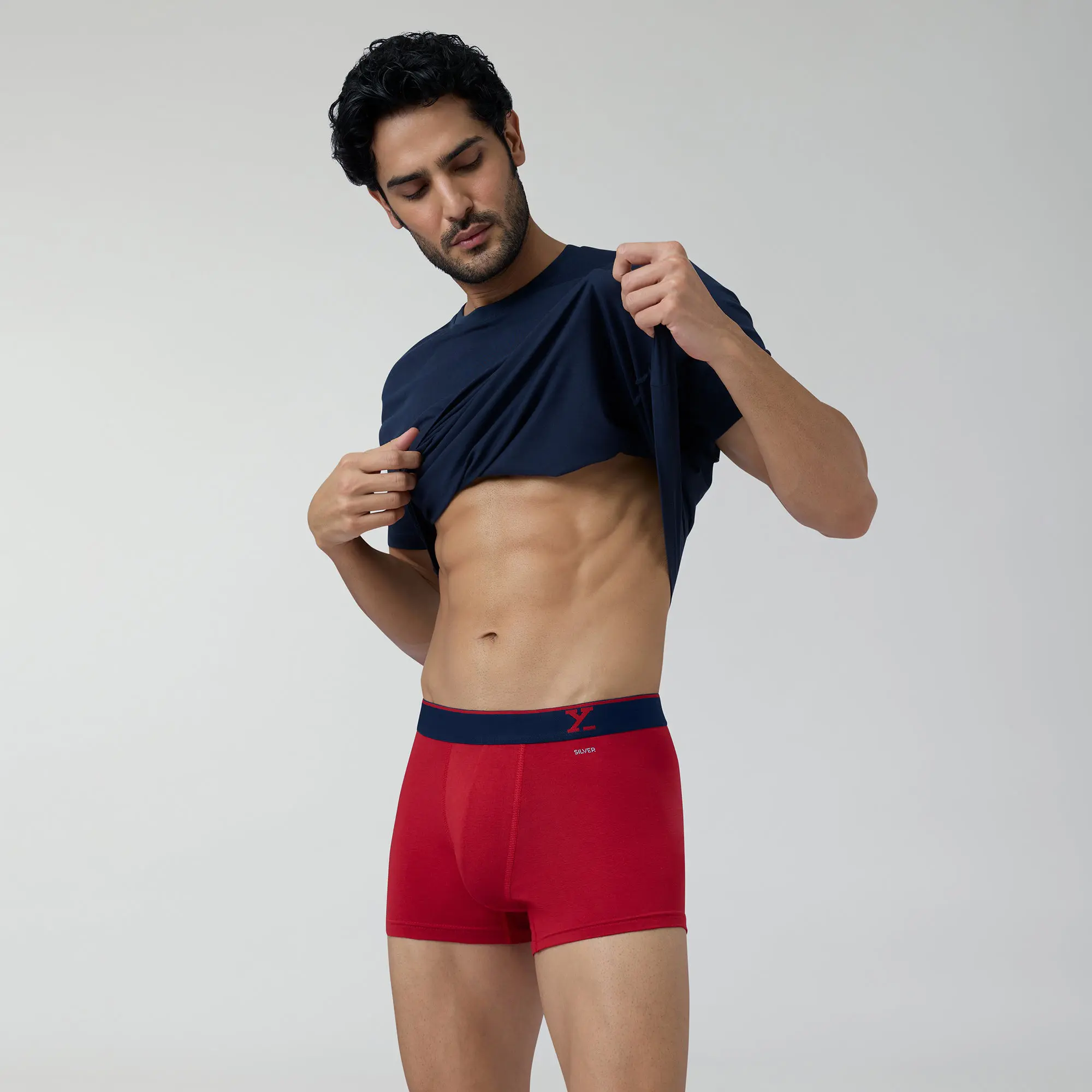 Traq Cotton Trunks Green Red Blue (Pack of 3) - Image 3