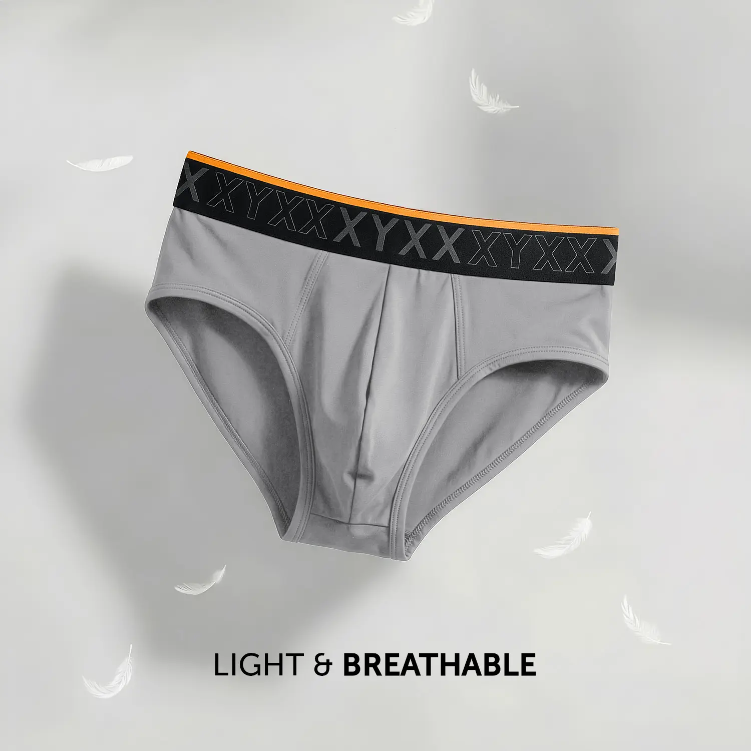 Zest Tactel Briefs Ash Grey - Image 2