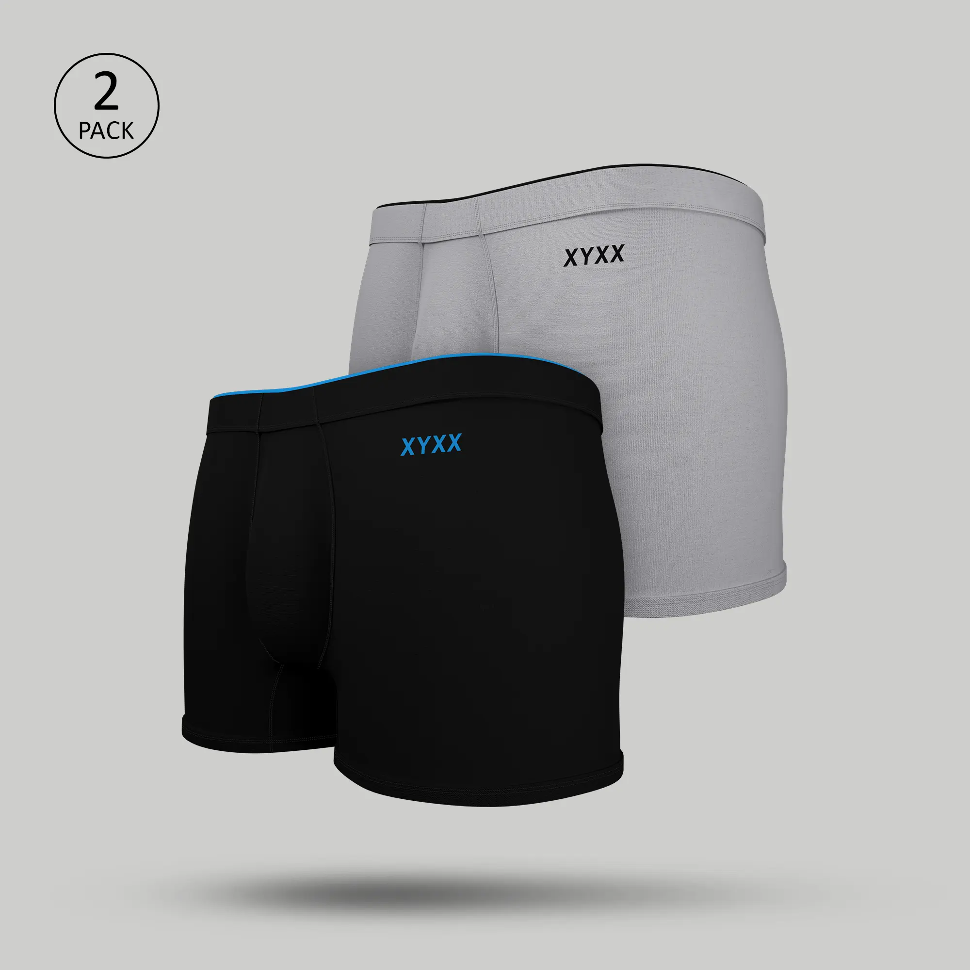 Uno Tencel Modal Trunks Black knight/Ash Grey