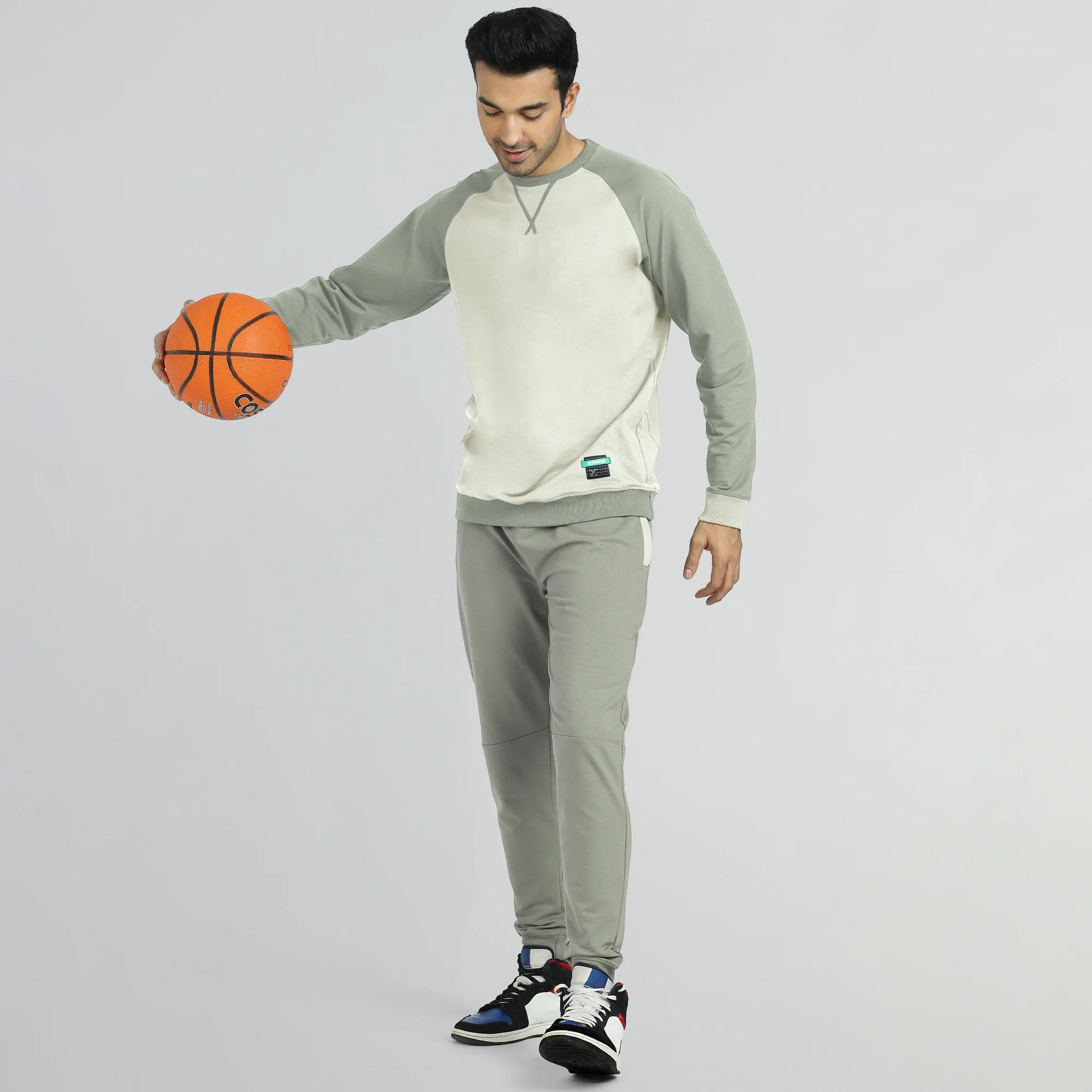 Quest French Terry Cotton-Blend Sweatshirts Butter White - Image 3