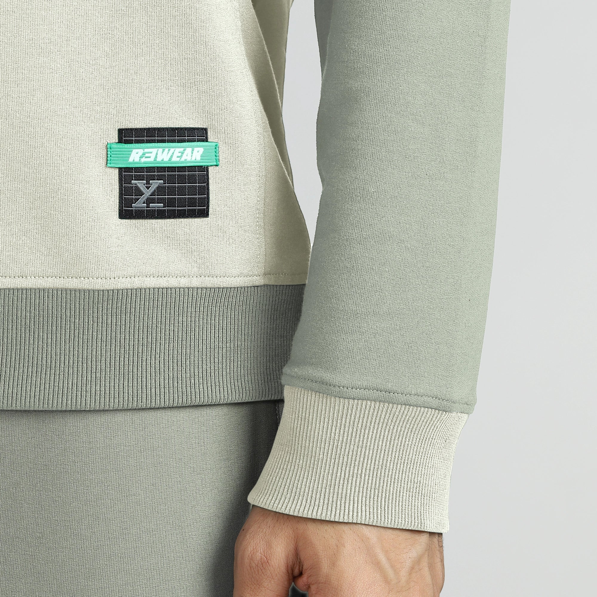 Quest French Terry Cotton-Blend Sweatshirts Butter White - Image 6