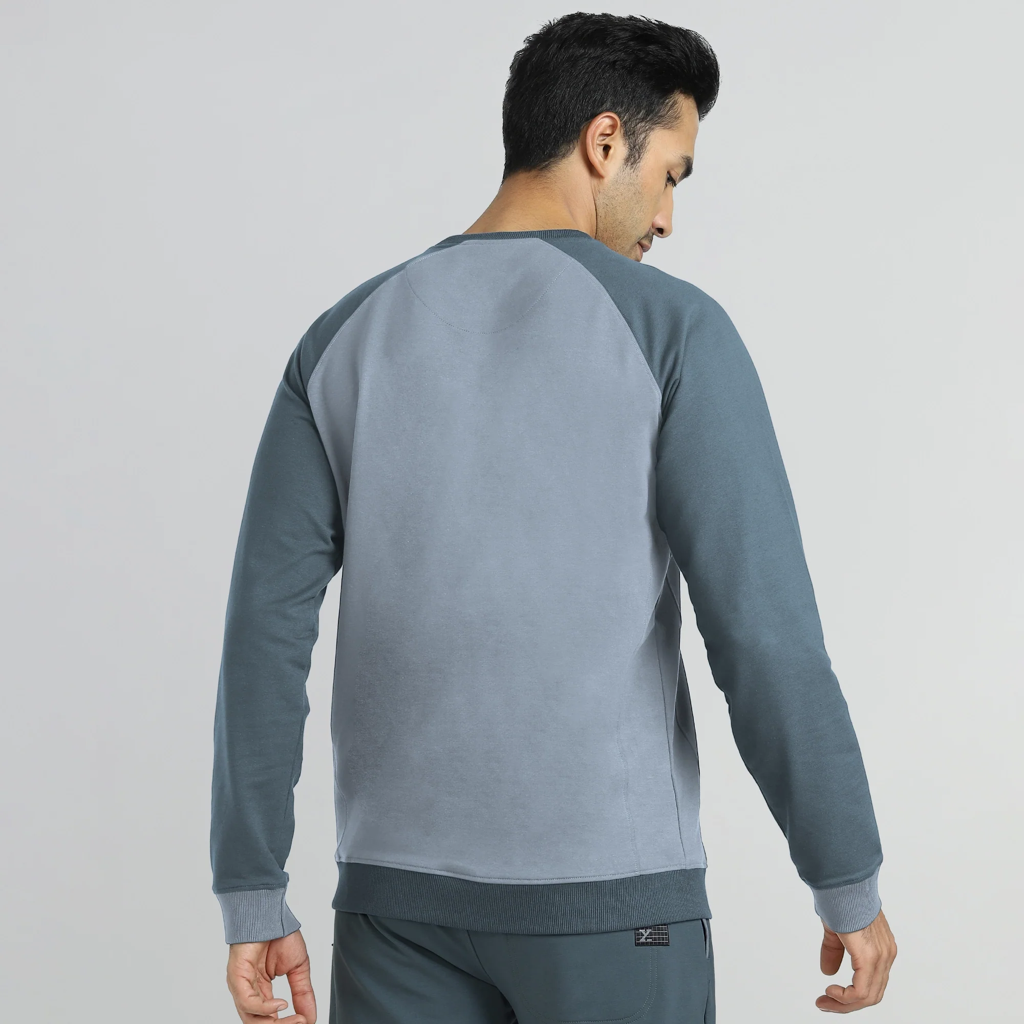 Quest French Terry Cotton-Blend Sweatshirts Slate Grey - Image 5